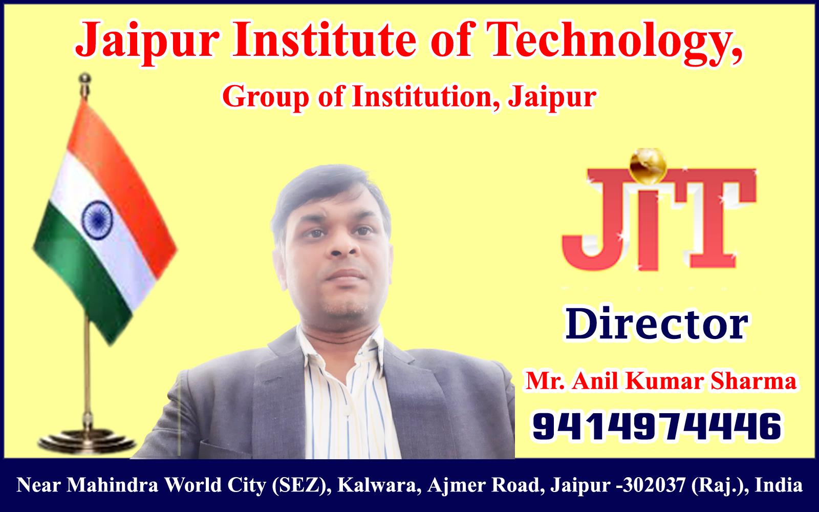 Anil Kumar Sharma (Director - JIT College) Jaipur