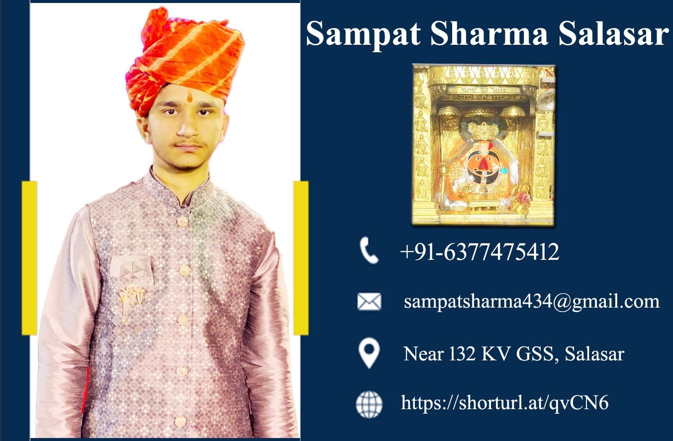 Sampat Sharma, Salasar 