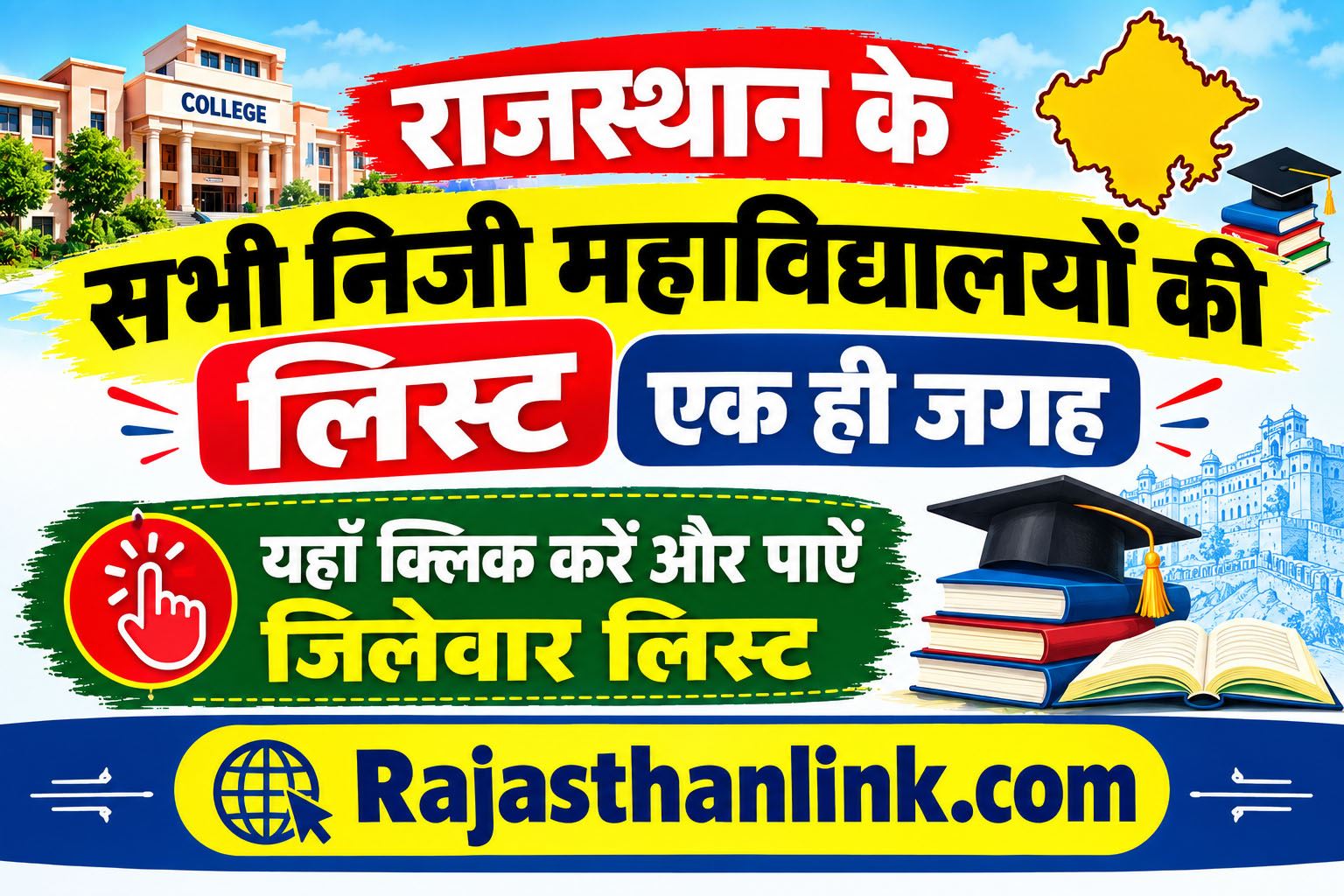 Private Colleges List in Rajasthan State  